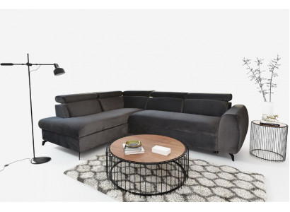 Sofa Ecksofa Wohnlandschaft L-Form Designersofa Luxus Ecksofas Stoffsofa Textil