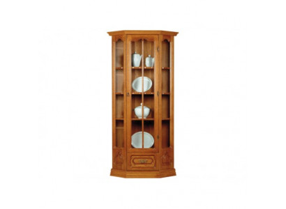 Klassische Schrank Anrichte Vitrine Kommode Vitrinen Glasschrank