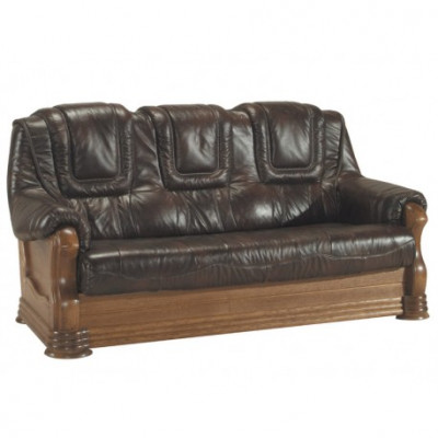 Klassische Dreisitzer Couch Couch Polster Sofa 3 Sitzer Leder Couchen