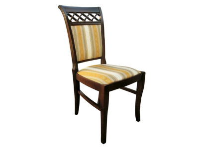 Set 6x Sessel Stuhl Designer Holz Stoff Polster Stühle Gastro Esszimmer Textil