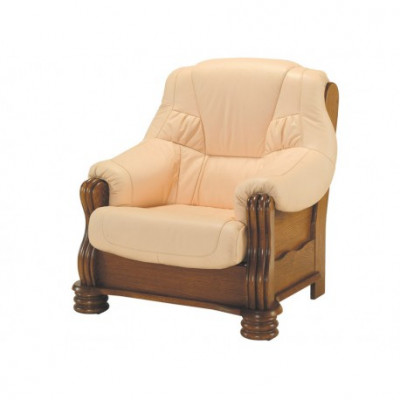 Klassischer Sessel Leder 1 Sitzer Couch Sofa Polster Einsitzer 1er Neu Fernseh