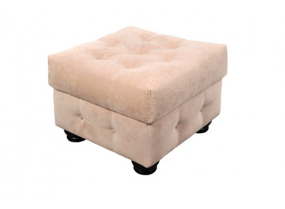 XXL Fußhocker Club Lounge Hocker Textil Ottoman Design Pufa Ottomane Neu