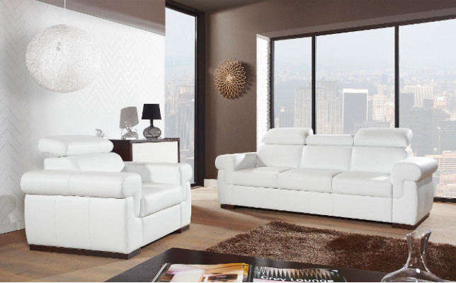 Moderne Wohnzimmer Komplett Garnitur 3+1+1 Couch Sofagarnitur Sitz Polster Neu