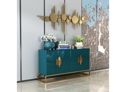 Designer Kommode Anrichte Side Low Board Schrank Wohn Zimmer