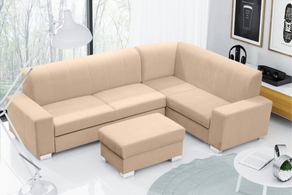 Sofa Schlafsofa Designer Sofa mit Bettfunktion + Bettkasten Ecksofa Couch NEU