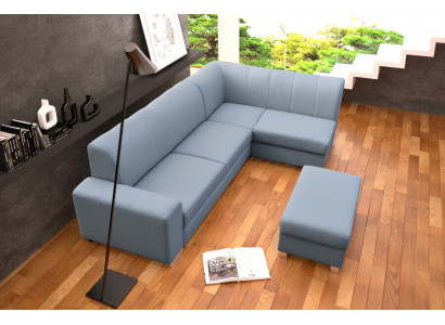 Sofa Schlafsofa Designer Sofa mit Bettfunktion + Bettkasten Ecksofa Couch NEU