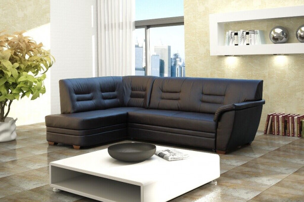 Wohnlandschaft Ecksofa mit Bettkasten Polstersofa Couch Eckcouch Sofa L-Form