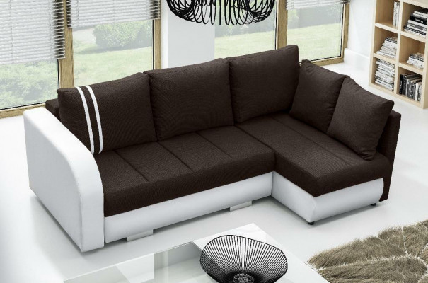 Design Ecksofa Couch Wohnlandschaft Schlafsofa Funktionssofa Eck Polster