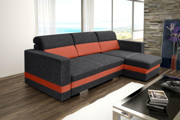 Schlafsofa Eck Sofa Couch Polster Eck Bettfunktion Neu Schlaffunktion Garnitur
