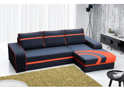 Schlafsofa Ecksofa Couch mit Bettfunktion und Polsterung - Moderne Garnitur mit Schlaffunktion NEU 