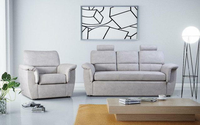 3 Sitz Sofa Couch Polster Garnitur Bettfunktion Schlafsofa Couchen Kasten Neu