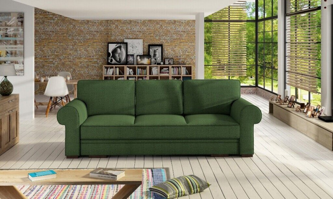 Couch Schlafsofa Sofa Couchen Polster Wohnlandschaft 3 Sitzer Textil Couchen