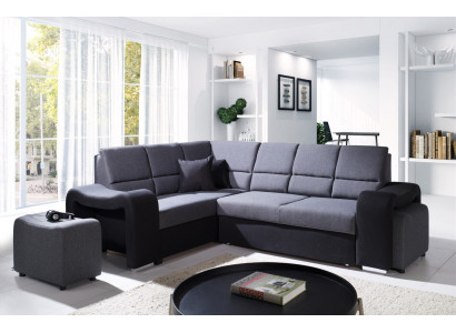Sofa Schlafsofa Designer Sofa Bettfunktion Bettkasten Ecksofa Couch Sofas Textil