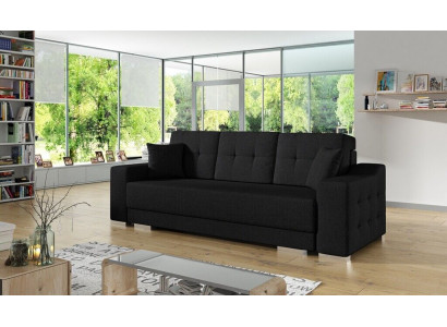 3 Sitz Sofa Couch Textil Stoff Bettfunktion Schlafsofa Neu Polster Garnitur Neu