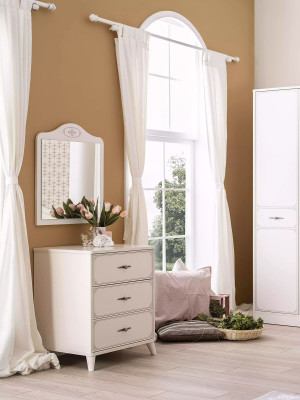 Komplette Jugendbett Funktionsbett Ausziehbares Set 8tlg Holz Weiß