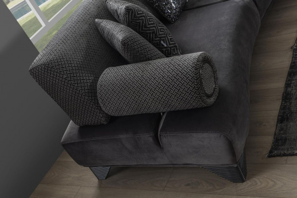  Luxus Sofa Dreisitzer 3 Sitzer Sofas Wohnzimmer Gebogene Couch Stoff Design Neu