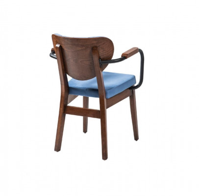 Stuhl Klassisch Design Wohnzimmer Esszimmer Holz Stühle Polster Lehnstuhl Möbel