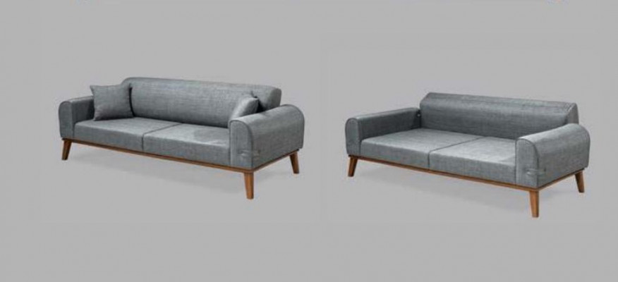 Modern Sofa 3 Sitzer Design Couch Dreisitzer Polster Textil Möbel