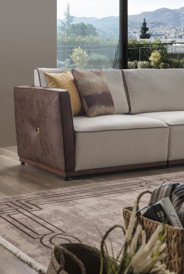 Ecksofa Sofas L-Form Sofa Eck Wohnzimmer Design Eckgarnitur Luxus Couch Möbel