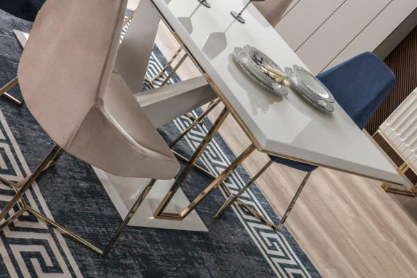 Lehnstuhl Esszimmerstuhl Luxus Beige Lehnstuhl Stuhl Stühle Modern Design Möbel