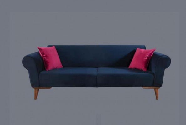 Sofagarnitur 3+3+1 Sitz Design Sofa Polster Couchen Couch Modern 3 tlg