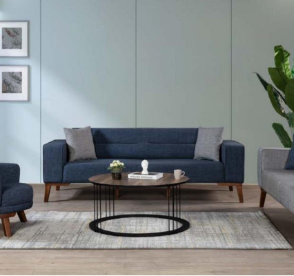 Sofas Moderner Garnitur 331 Sitz Textil komplette Garnituren Möbel