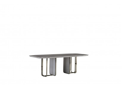 Esstisch Weiß Tisch Luxus Esszimmer Stil Elegantes Schön Metall Modern