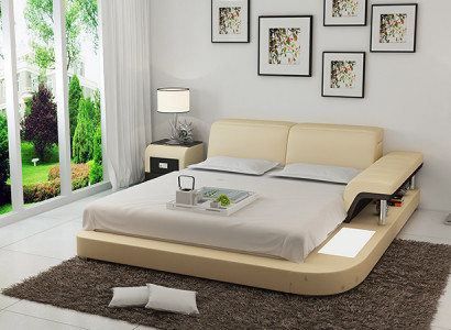 Luxus Multifunktions Wasserbett Doppel Bett Wasser Betten Polster 200x200 + USB