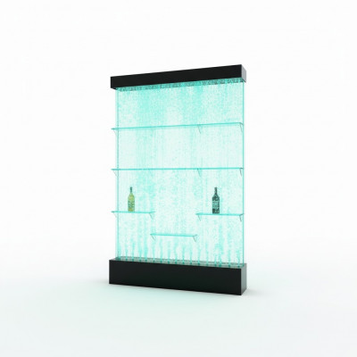 Theke Regale Designer Beleuchtet Led Wasser Wand Bar Regal Säule