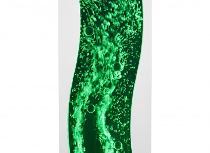 Wassersäule wasserwand Wasserfall Led Trennwand Luxus Design Einrichtung Metall