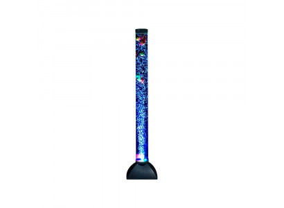 LED Wasser Säule 120cm Leuchte klar Fische Dekoration Steh Lampe