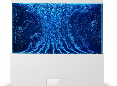 Wassersäulen Trennwand Designer Edelstahl Säulen Wände Led Wand