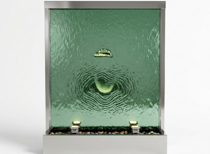 Wasserwand Wassersäule Wasserfall Led Trennwand Luxus Design