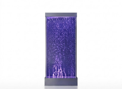 Wassersäule wasserwand Wasserfall Led Luxus Design Einrichtung Metall