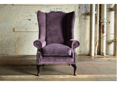 Chesterfield Ohrensessel Sessel 1 Sitzer Sofa Polster Couchen Leder Textil Couch