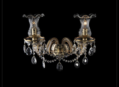 -Wandleuchte Bohemia Luster Antik Stil Kronleuchter Wand Lampen Neu Wandlampe