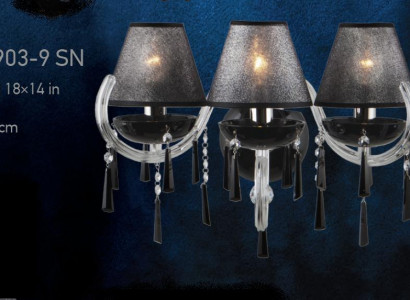 -Klassische Wandleuchte Bohemia Wandlampe Wandkronleuchter Doppel Wand Lampe Neu