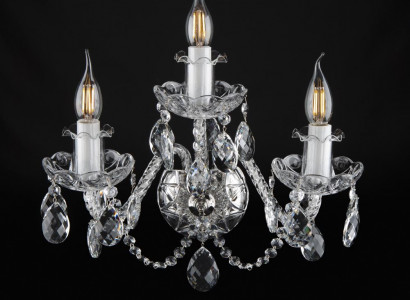 -Glas Kristall Wand Lampe Kron Leuchter Wohn Zimmer Beleuchtung Elite Bohemia