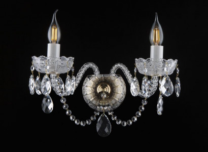 -Wandleuchte Bohemia Luster Antik Stil Kronleuchter Wand Lampen Wandlampe Neu