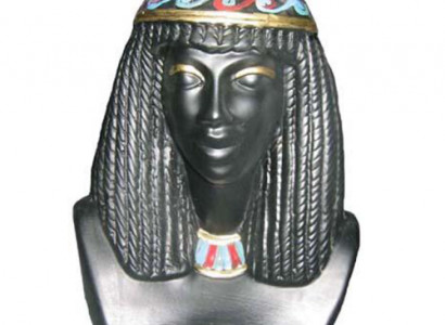 Ägypten Skulptur Kleopatra Kunststoff Statue Figuren Statuen Antik Stil 25cm Neu