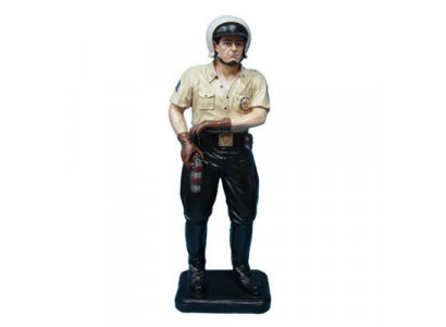 Dekoration Laden Polizist Highway Cop 105cm Statue USA Figur Skulptur Figuren