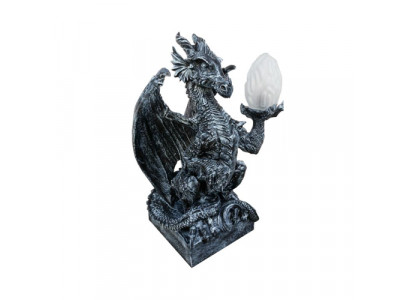 Deko Figur LAMPE Drachen Statue Skulptur 75cm Figuren Skulpturen NeuWG2020 N2