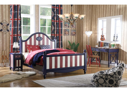 American Design 1x Nachttisch Beistell Konsolen Tische Möbel Holz Neu Tisch Echt