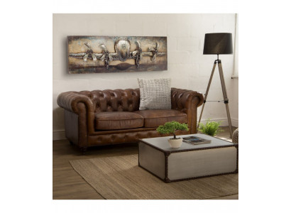 jvmoebel ® Leder Sofa Couch - Design Polster Zweisitzer Couch Garnitur Braun