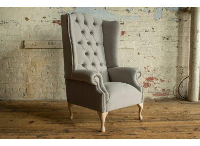 Chesterfield Ohrensessel Sofa Sessel Polster Lehn Stuhl Wohnzimmer Relax Club