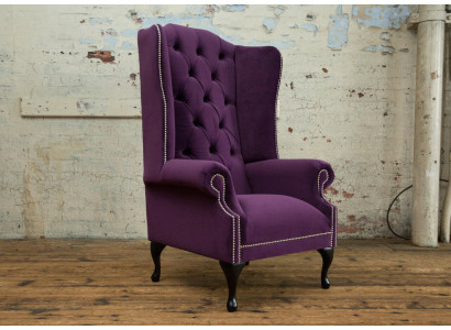 Chesterfield Design Sofa Sessel Couch Polster Luxus Textil Couchen Ohrensessel