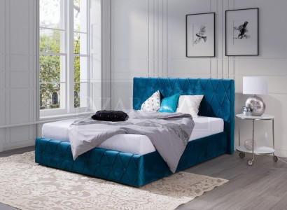 Bett Polster Design Luxus Doppel Hotel Betten Ehe 160 x 200cm Schlaf Zimmer Samt