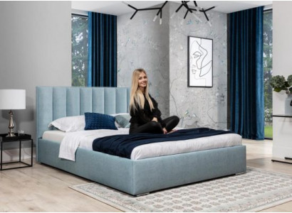 Blaues Bett Moderne Bettgestelle Polster Möbel Luxus Hotel Betten Schlafzimmer