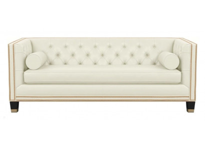 Beige Chesterfield Sofa Möbel Leder Wohnzimmer Modern Design Couchen Sofas Neu