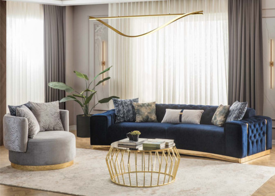 Design Sessel Luxus Einsitzer Modern Lehn Textil 1 Sitz Möbel Einsitzer